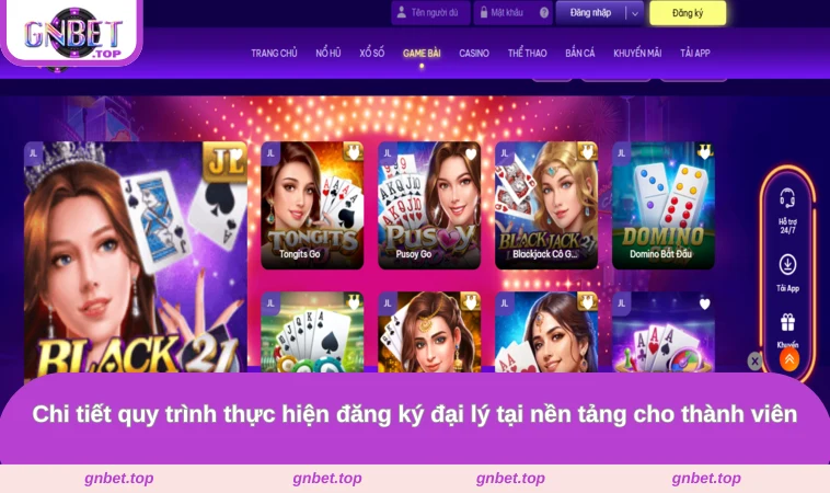 Chi tiết quy trình thực hiện đăng ký đại lý tại nền tảng cho thành viên